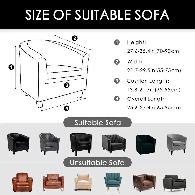 Housse Fauteuil Club Extensible YUPALEX