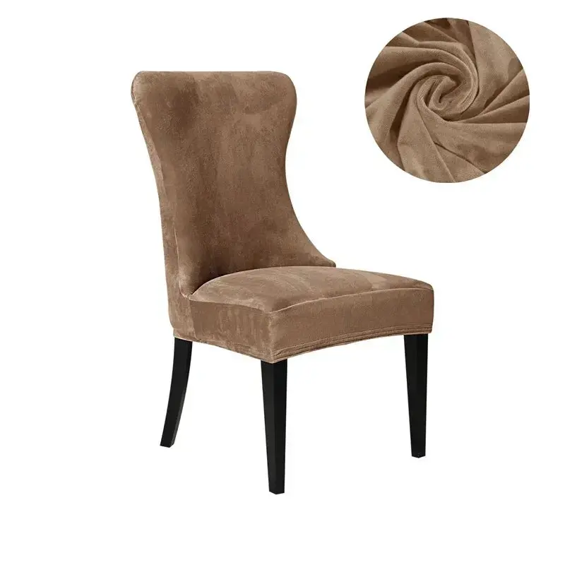 Housse Chaise Velours Doux YUKANA
