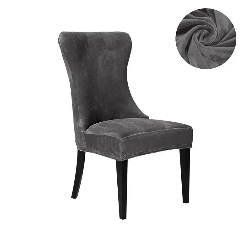 Housse Chaise Velours Doux YUKANA