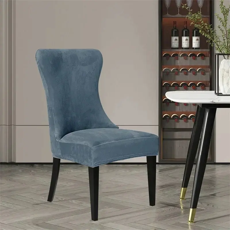 Housse Chaise Velours Doux YUKANA
