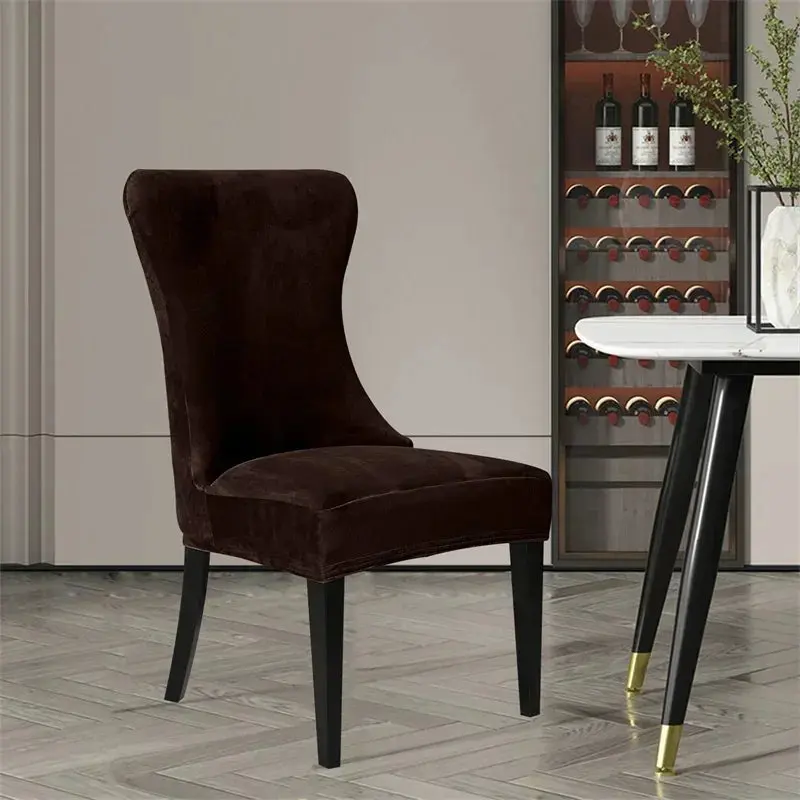 Housse Chaise Velours Doux YUKANA