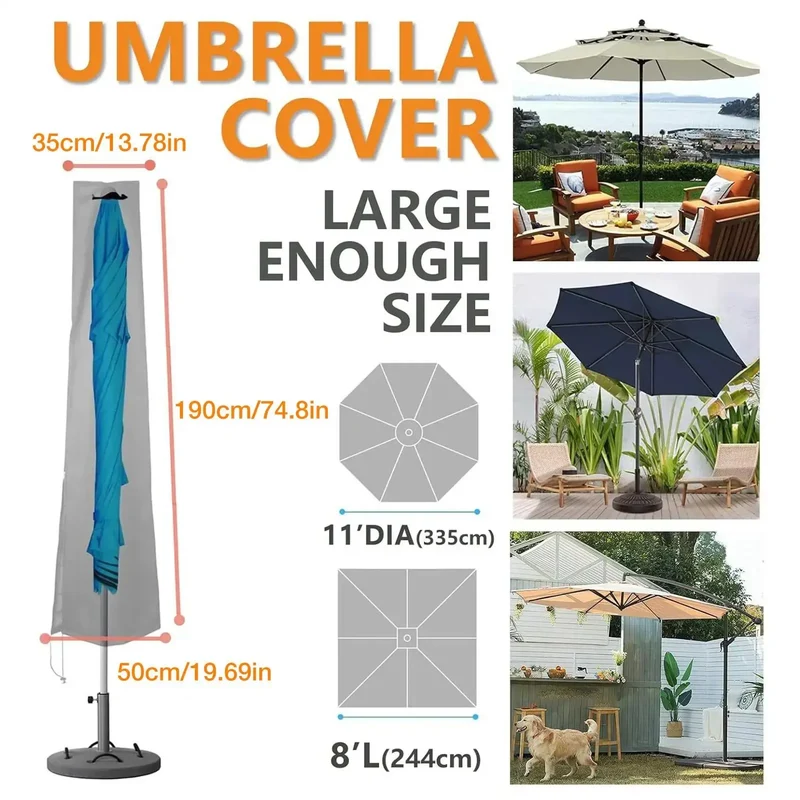 Housse Parasol Oxford Résistante PARADOC