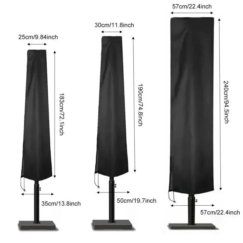 Housse Parasol Déporté Imperméable OXANO