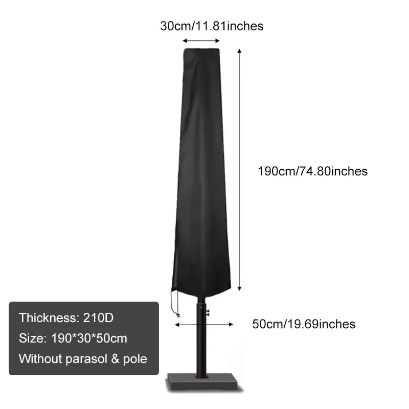 Housse Parasol Déporté Imperméable OXANO