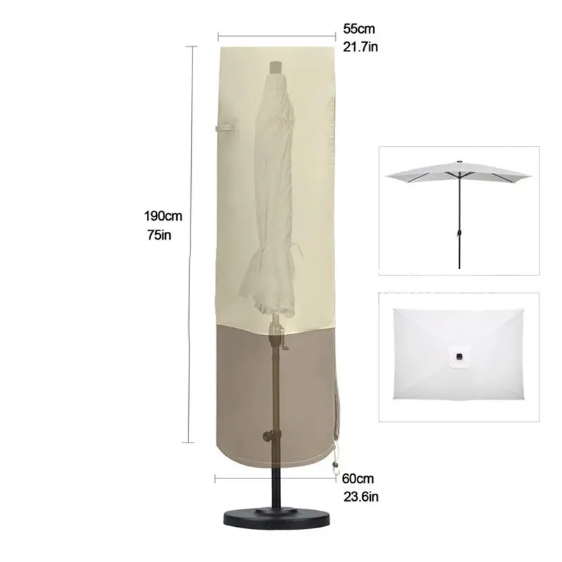 Housse Parasol Extérieur Imperméable EXVIA