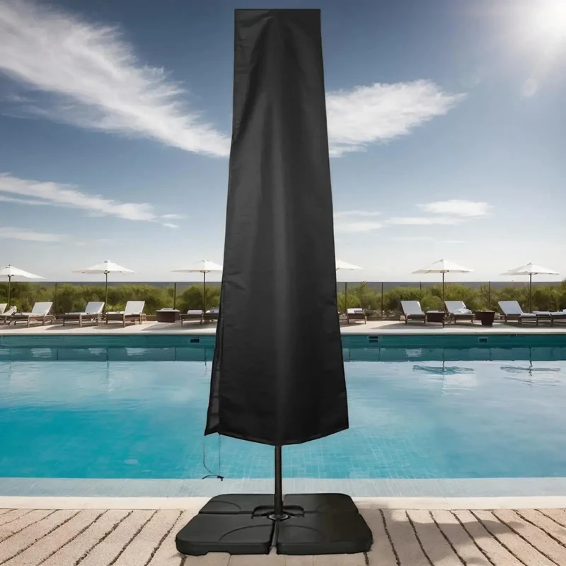 Housse Parasol Déporté Imperméable ZIPLA