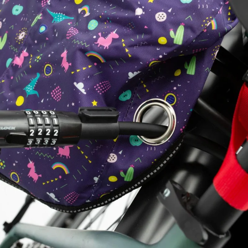 Coque thermique vélo Opossum Magic sur siège arrière Tucano Urbano