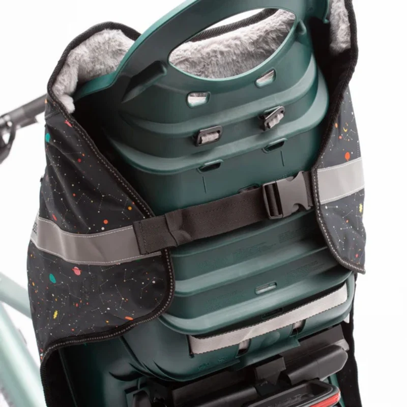Coque thermique vélo Opossum Magic sur siège arrière Tucano Urbano