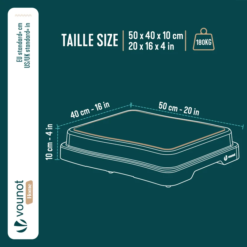 Marche pied antiderapant salle de bain empilable 50x40x10cm PP EVA bleu