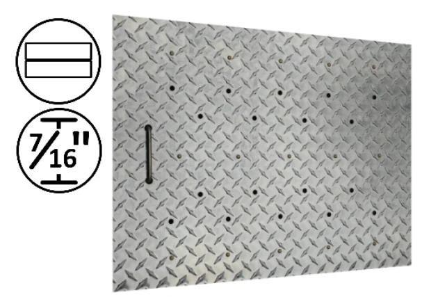 Dragar - Couvercle de Drain En Aluminium Renforcé Non-Peint