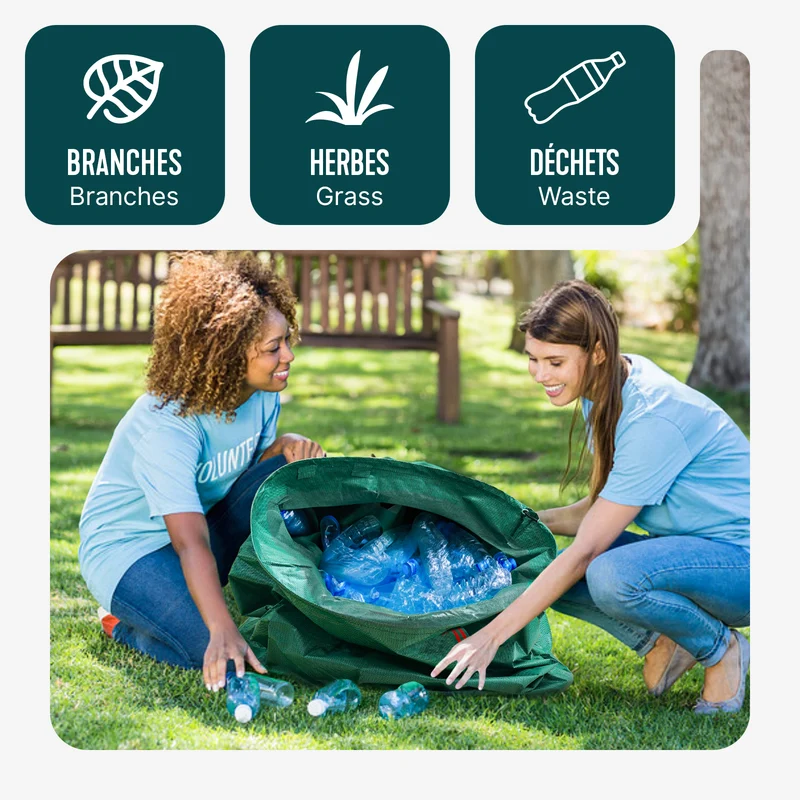 Sac de jardin 500L Lot de 6 sacs Extra Large