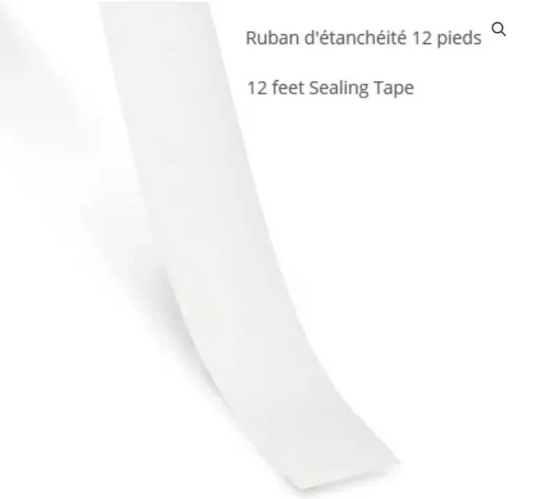 Ruban d’étanchéité 12 pieds