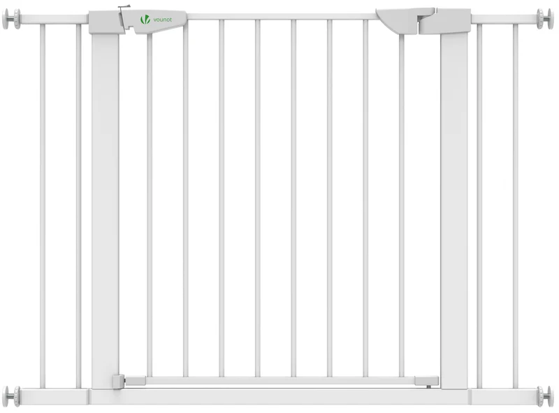 Barriere de Securite porte et escalier 100-108cm blanc pour animaux