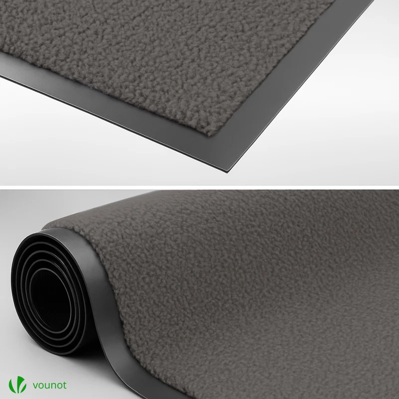 Tapis de porte paillasson 60x90cm Anthracite