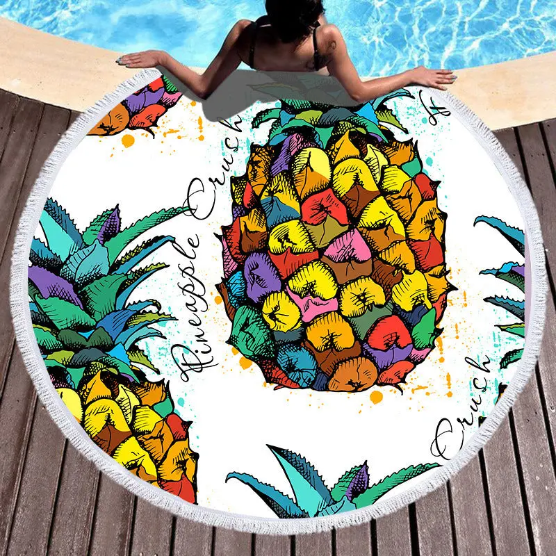 Serviette de Plage Design Ananas PYNPLA