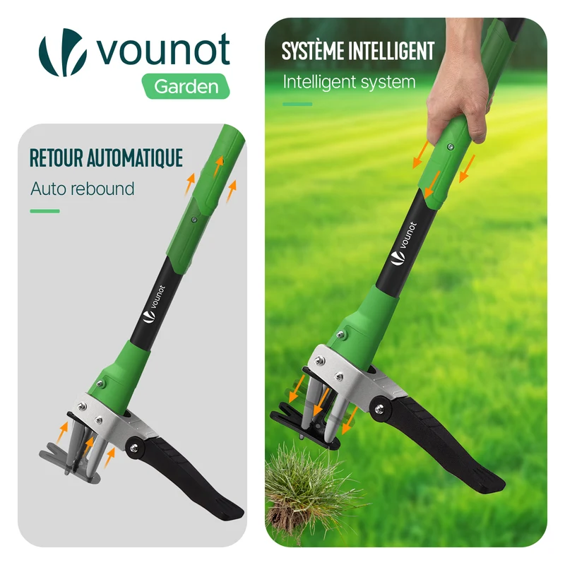 Desherbeur manuel Extracteur de mauvaises herbes longue manche 100 cm
