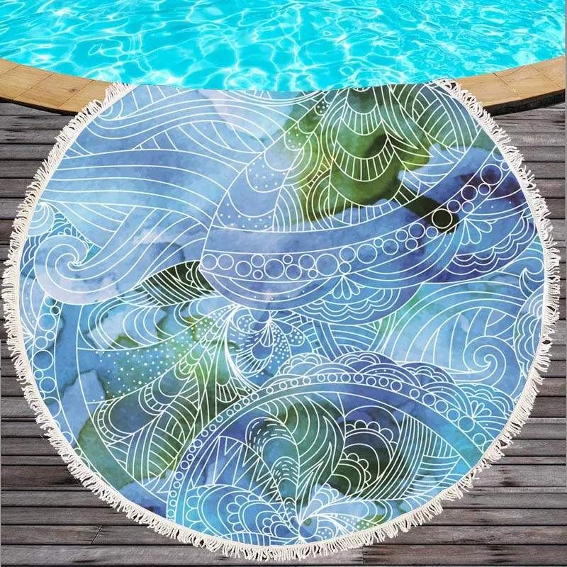 Serviette de Plage Imprimée OCEANA