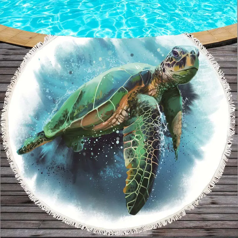 Serviette de Plage Imprimée OCEANA