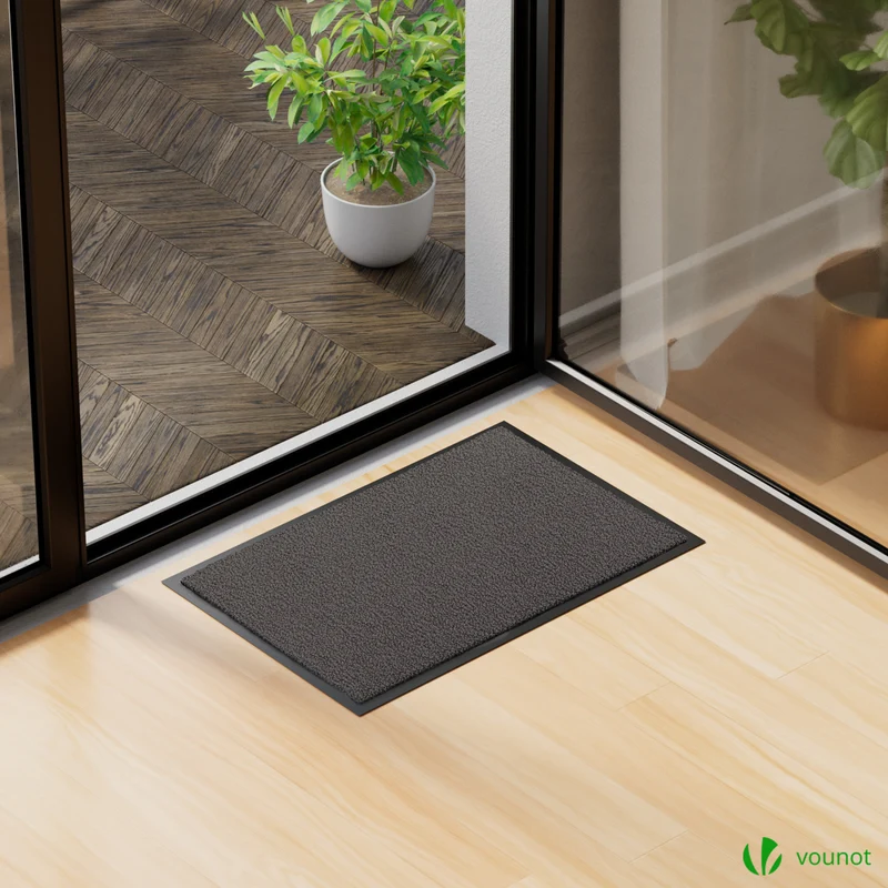 Tapis de porte paillasson 40x60cm Anthracite