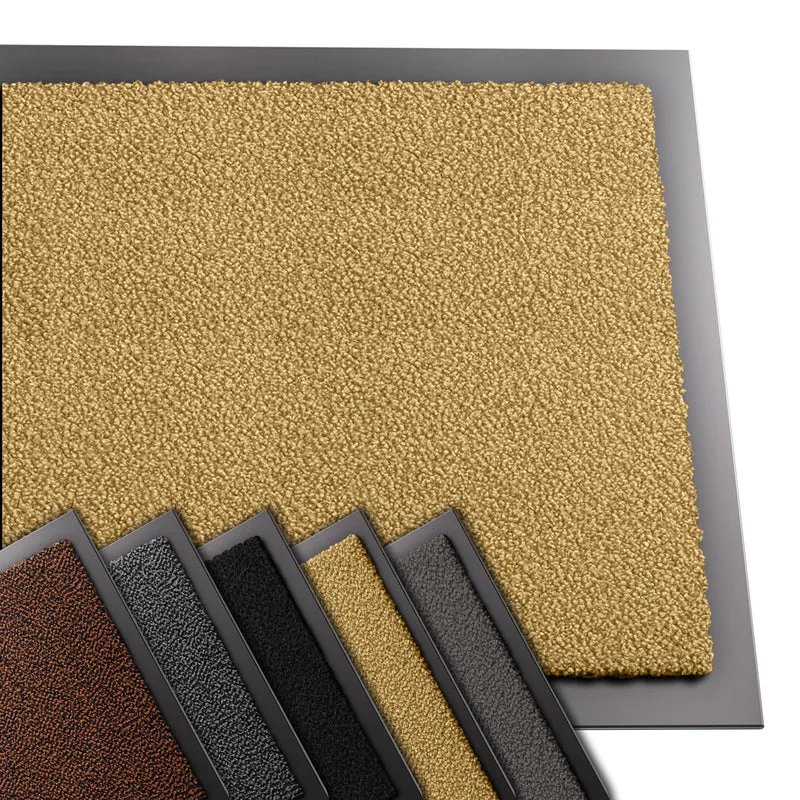 Tapis de porte paillasson 40x60cm Beige