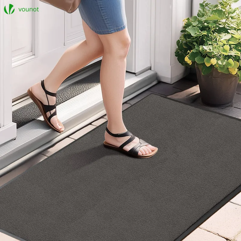 Tapis de porte paillasson 90x120cm Anthracite