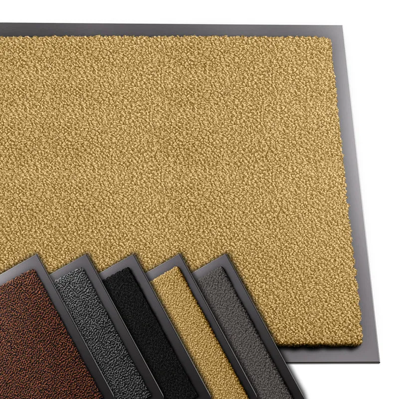 Tapis de porte paillasson 60x90cm Beige