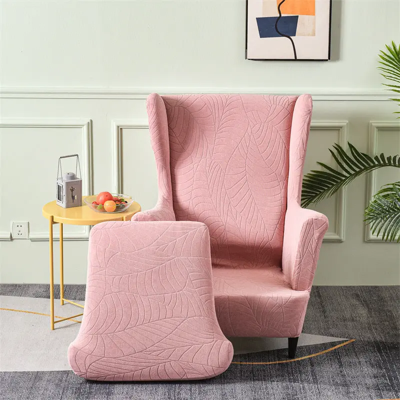 Housse Fauteuil à Oreilles Jacquard LUMENA