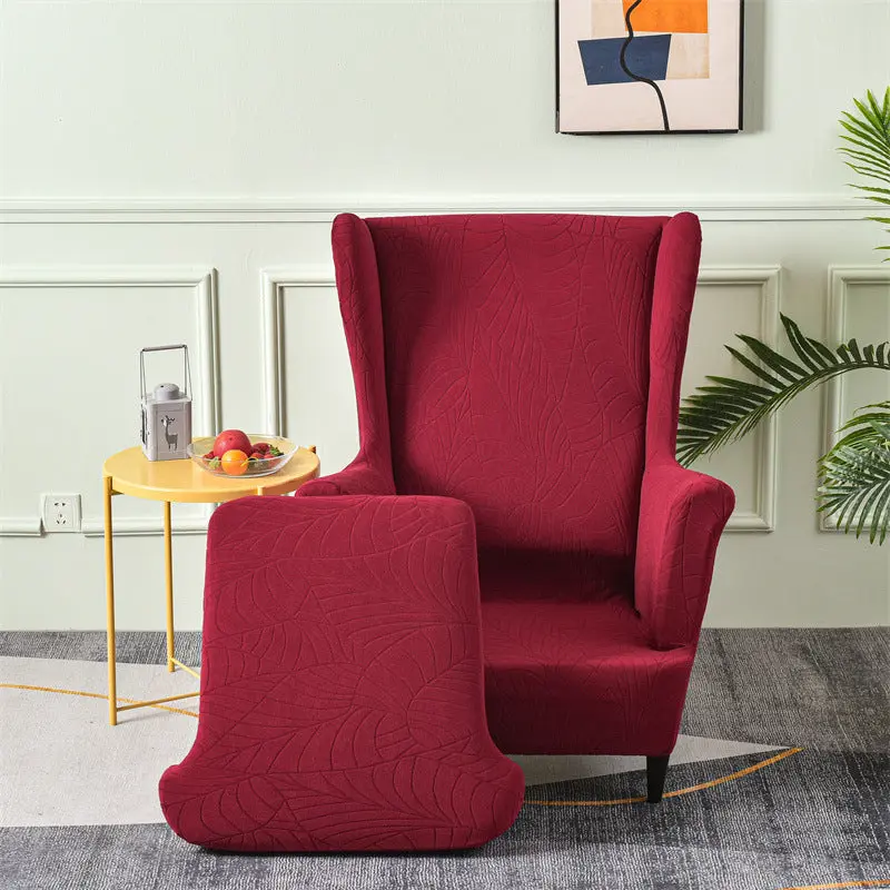 Housse Fauteuil à Oreilles Jacquard LUMENA