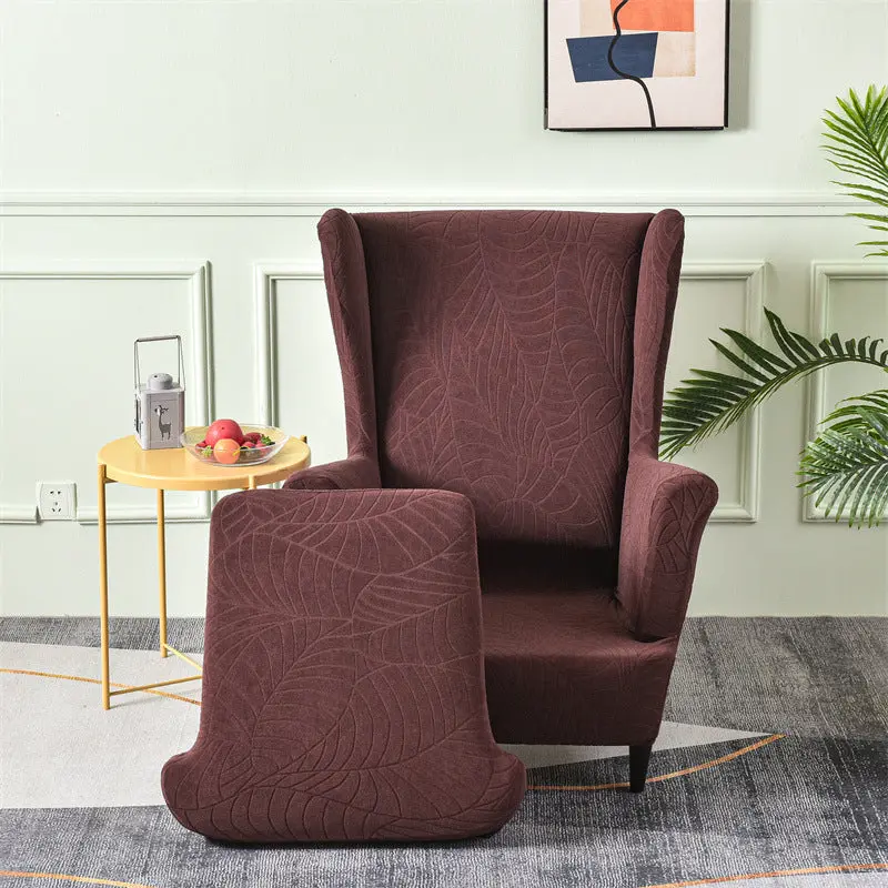 Housse Fauteuil à Oreilles Jacquard LUMENA