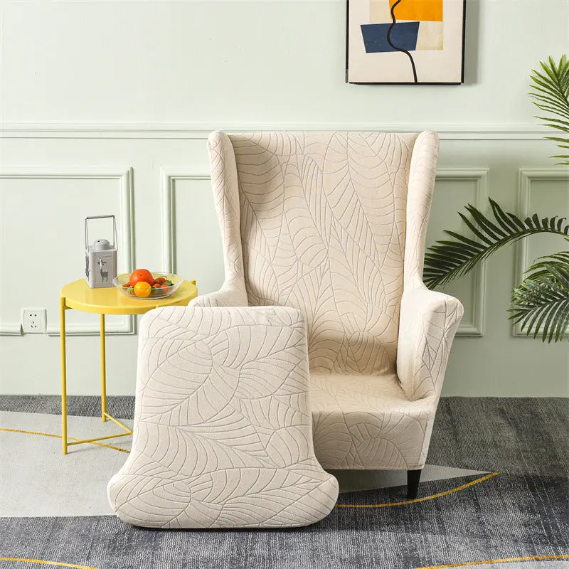 Housse Fauteuil à Oreilles Jacquard LUMENA