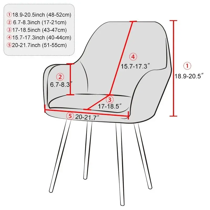 Housse fauteuil scandinave REEBAKA