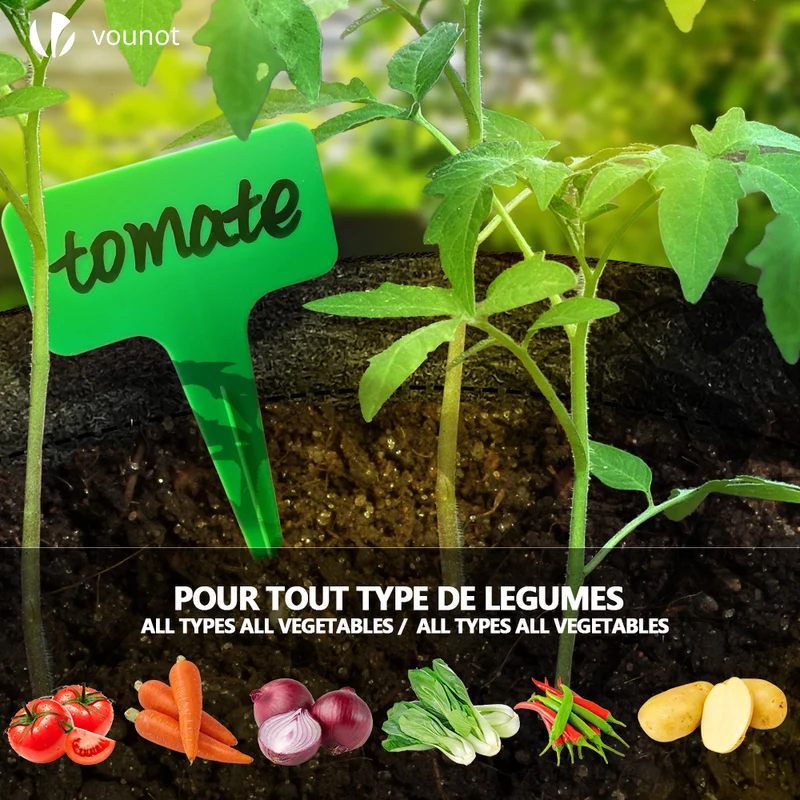 Lot de 3 sacs de plantation non tisse avec fenetre velcro et poignee 43L Noir