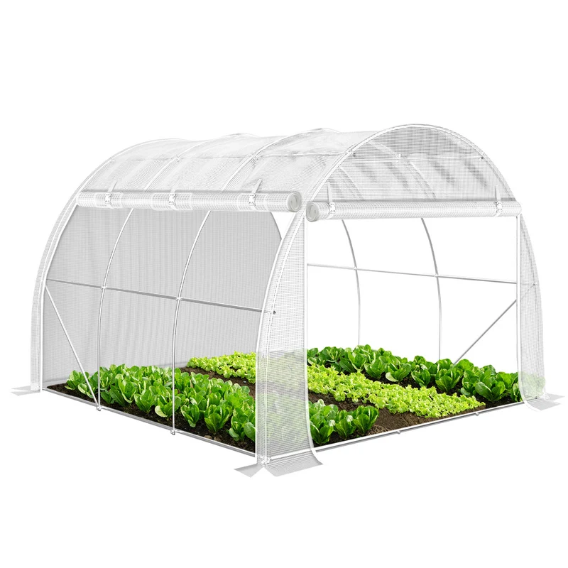 Serre de jardin Toute Saison 9m2 avec portes laterales