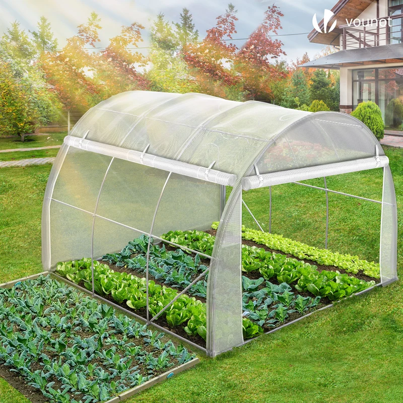 Serre de jardin Toute Saison 9m2 avec portes laterales