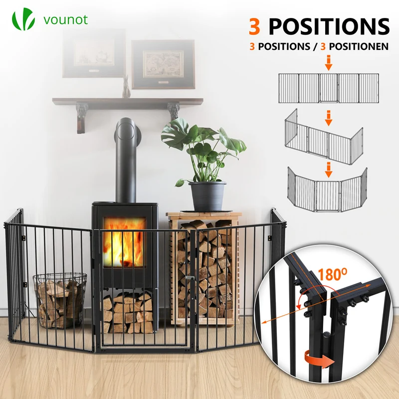 Barriere de securite 3M 5 panneaux noire