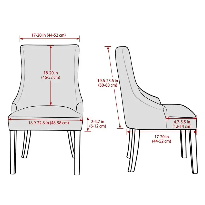 Housse fauteuil scandinave TAAGNEE