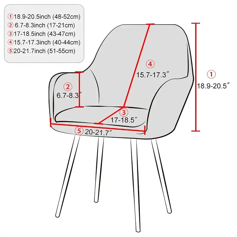 Housse fauteuil scandinave NEEFLE