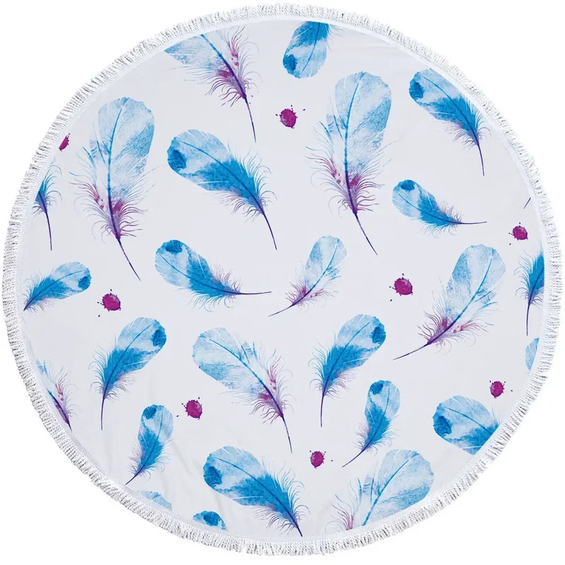 Serviette de Plage Ronde Éthna