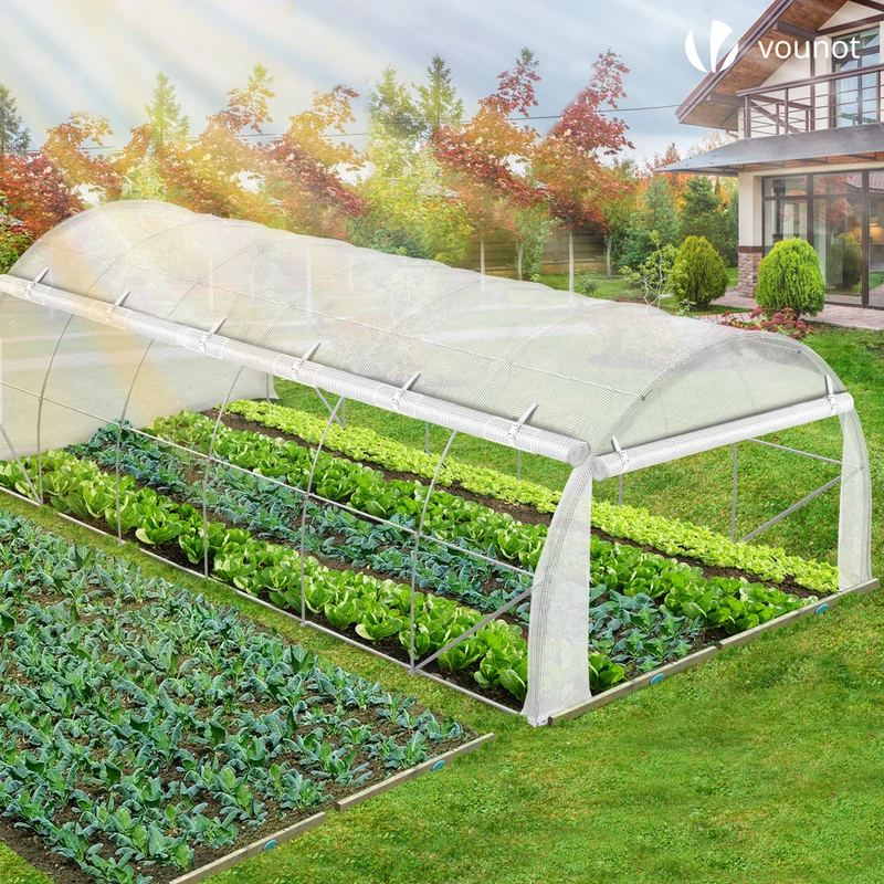 Serre de jardin Toute Saison 18m2 avec portes laterales