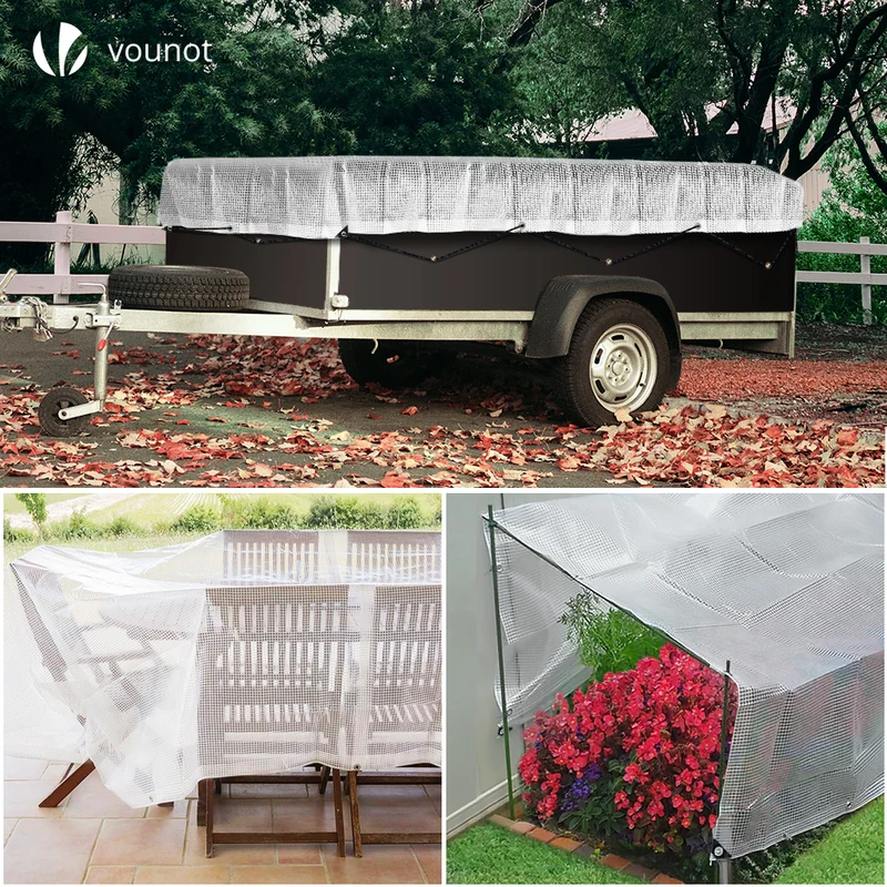 Bâche de Protection en Polyéthylène resistant et impermeable 180g/m² blanche 4x8m