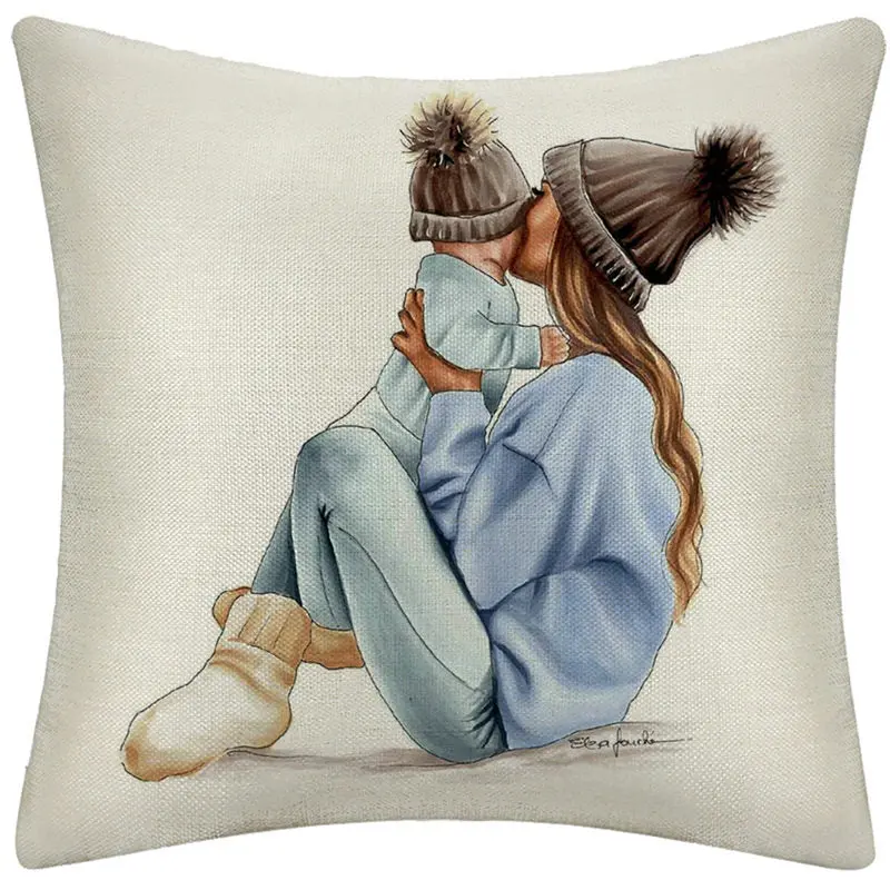 Coussin Canapé Lin Dessinés LINLOOP