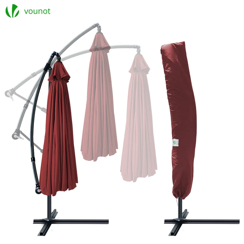 Parasol deporte 3M Shanghai avec housse de protection rouge