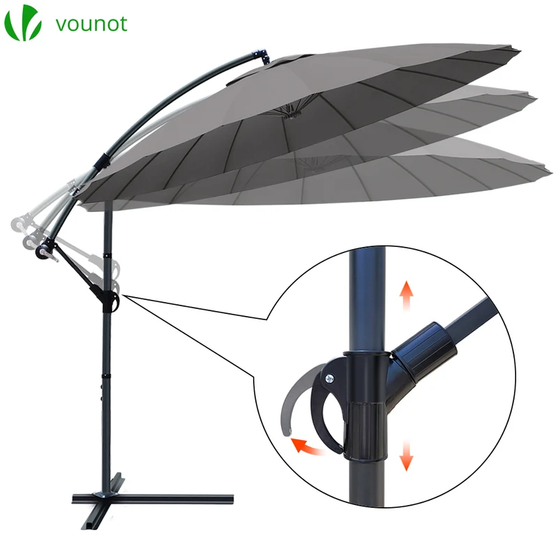 Parasol deporte 3M Shanghai avec housse de protection gris
