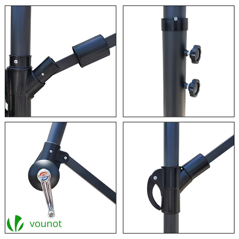 Parasol deporte 3M Shanghai avec housse de protection gris