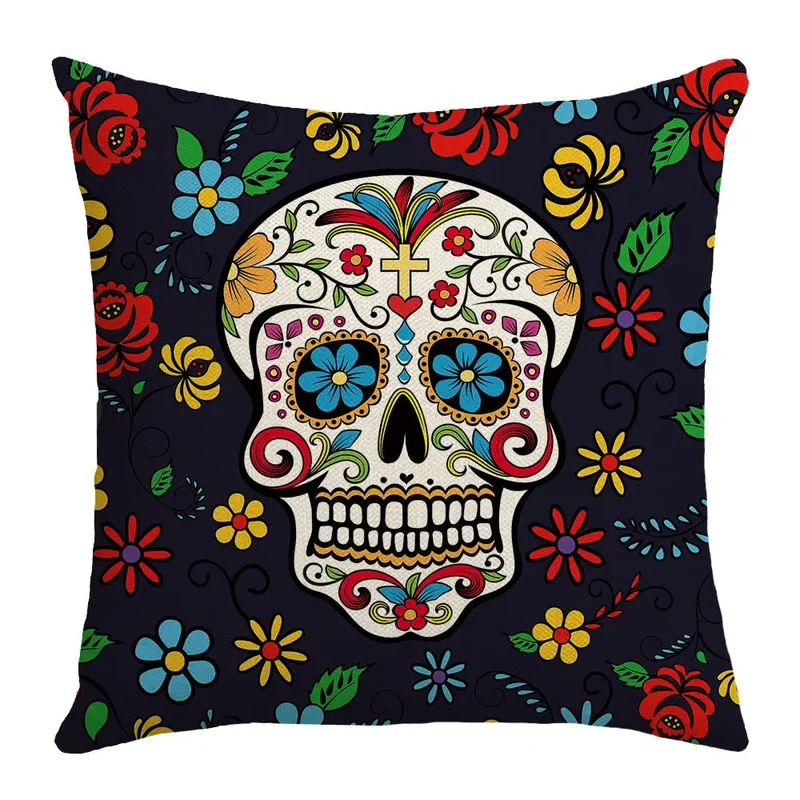 Coussin Canapé Halloween Skull ZYLPAN