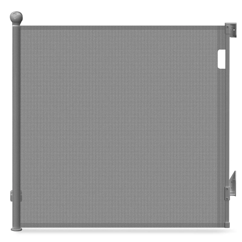 Barriere de securite retractable HAUTE 180x96cm gris
