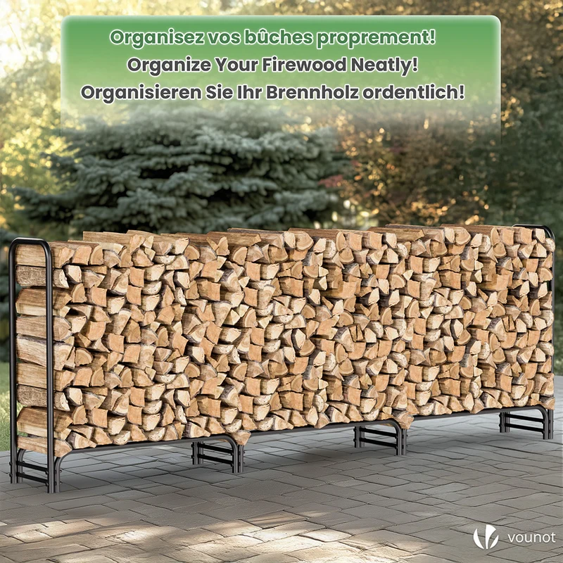Serre buche 3m avec housse de protection