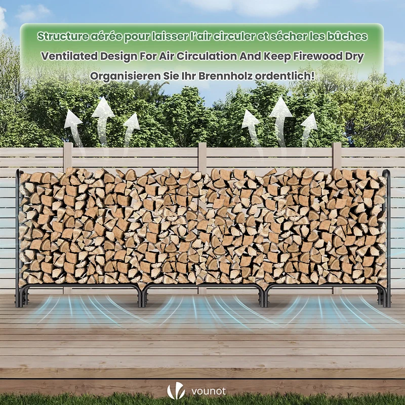 Serre buche 3m avec housse de protection