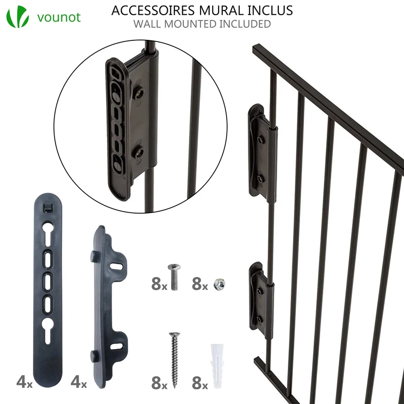 Barriere de securite GRANDE VERSION 3M 5 panneaux Pre assemble
