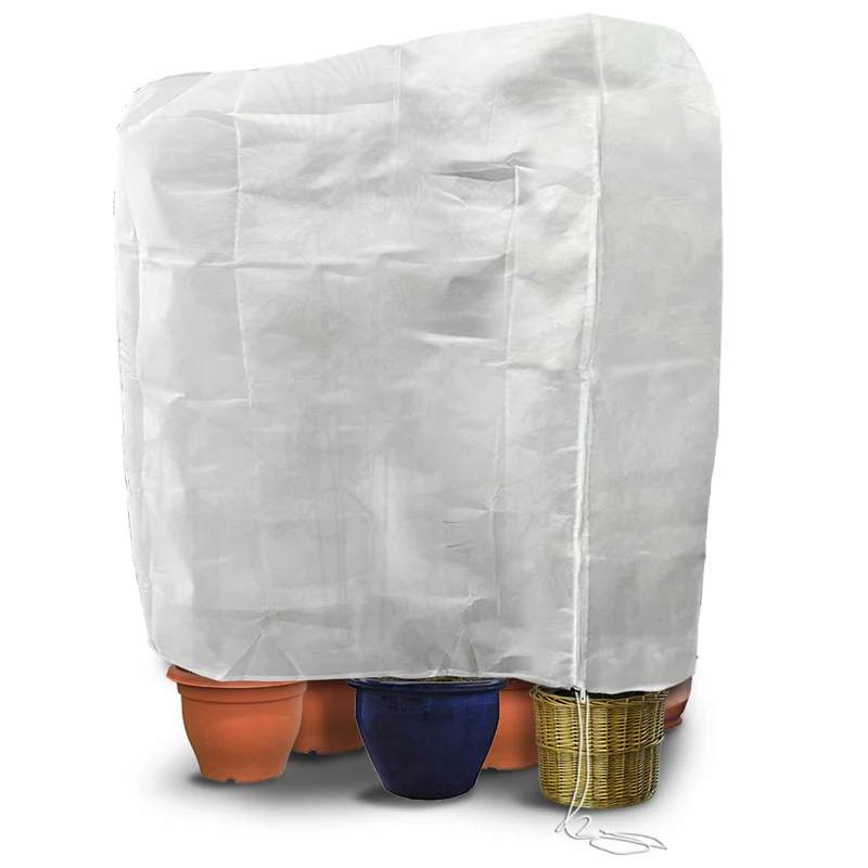 Housse d'Hivernage Plante avec Cordon et zipper Polypropylème 150g/m² 250x360cm blanc